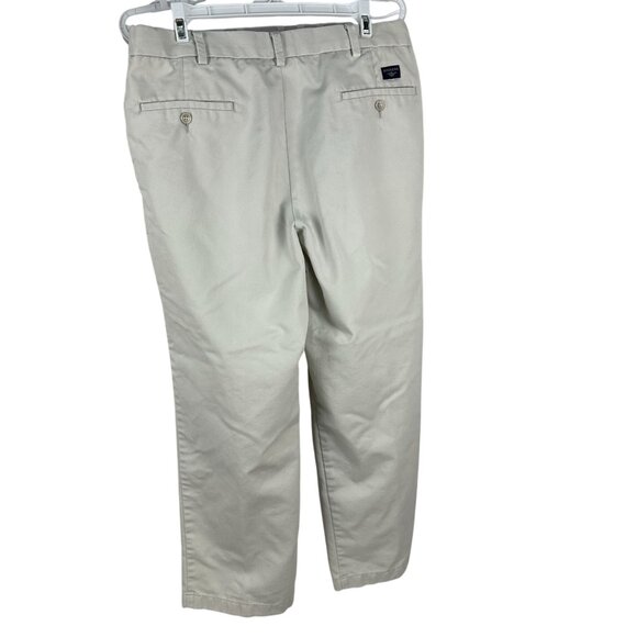 Dockers Mens Khaki Pleated Front Chino Pants W34 L29 - Picture 2 of 5